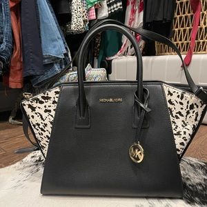 Michael Kors Cow Print Crossbody